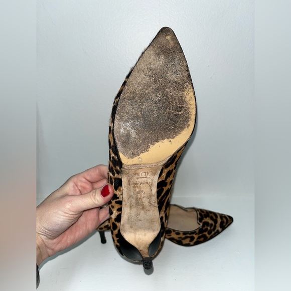 Jimmy Choo Leopard Kitten Heels - Picture 5 of 15